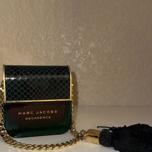 Marc Jacobs Green and Gold Clutch